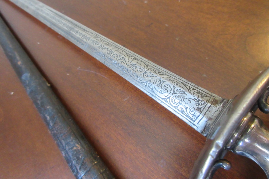 18th century smallsword 18th century court smallsword antique sword eric lewis the heron kings fantasy grimdark author