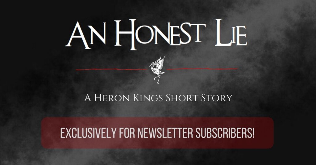 an honest lie the heron kings flight ericlewis newsletter