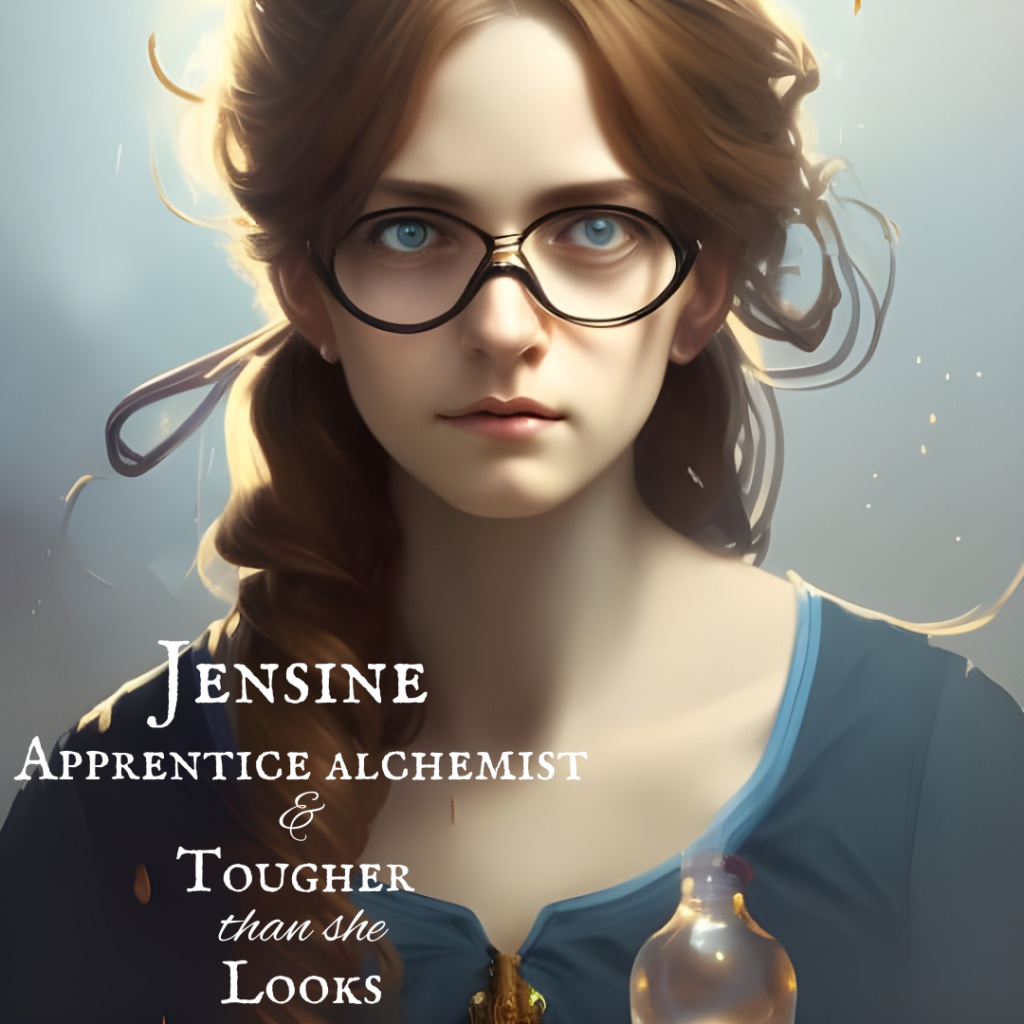 jensine apprentice alchemist teenager cute the heron kings rampant by eric lewis gaslamp fantasy new novel epic saga heron kings trilogy