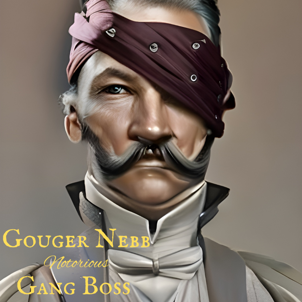 gouger nebb gangster gang boss mafia steampunk mafia slackjaw dishonored bill the butcher cutting gangs of new york the heron kings rampant by eric lewis gaslamp fantasy new novel epic saga heron kings trilogy